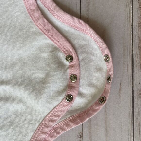 Nannette Baby Girl 2 Piece Bodysuit & Pink Floral Pants Set 0‑3M 100% Cotton - Picture 6 of 13